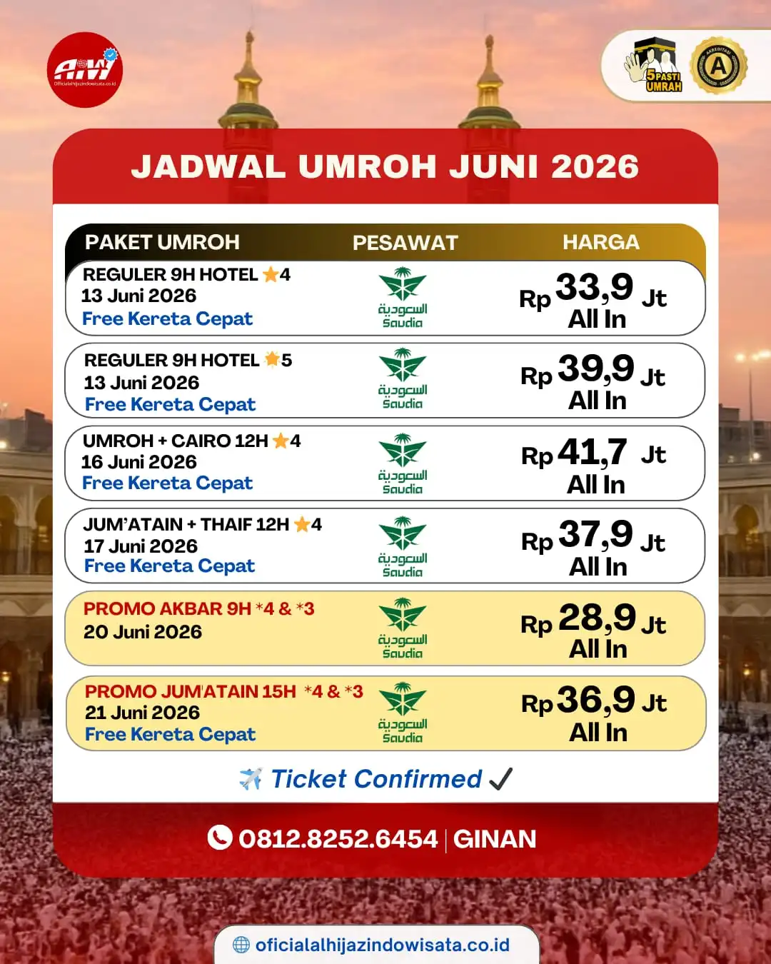 paket umroh juni 2026 lengkap