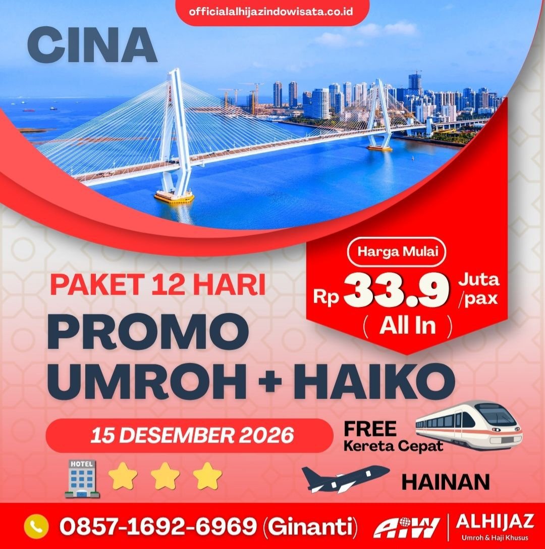 Paket Umroh Promo Plus Haiko Desember 2026