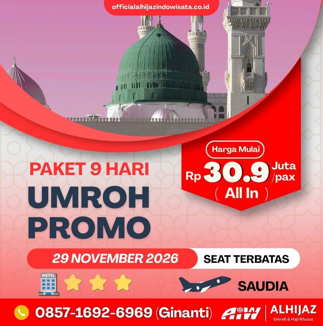 Paket Umroh Promo November 2026